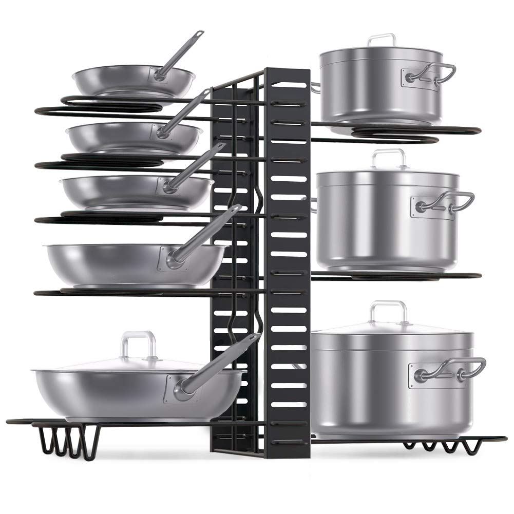 Best Kitchen Pots And Pans Organizer Rack