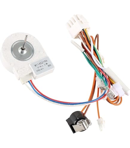 Freezer Cooling Fan Motor Refrigerator Evaporator Fan Motor - Replaces W11578030 For Whirlpool | DC 12V 2.5W 2750 RPM Whirlpool Freezer Evaporator Fan
