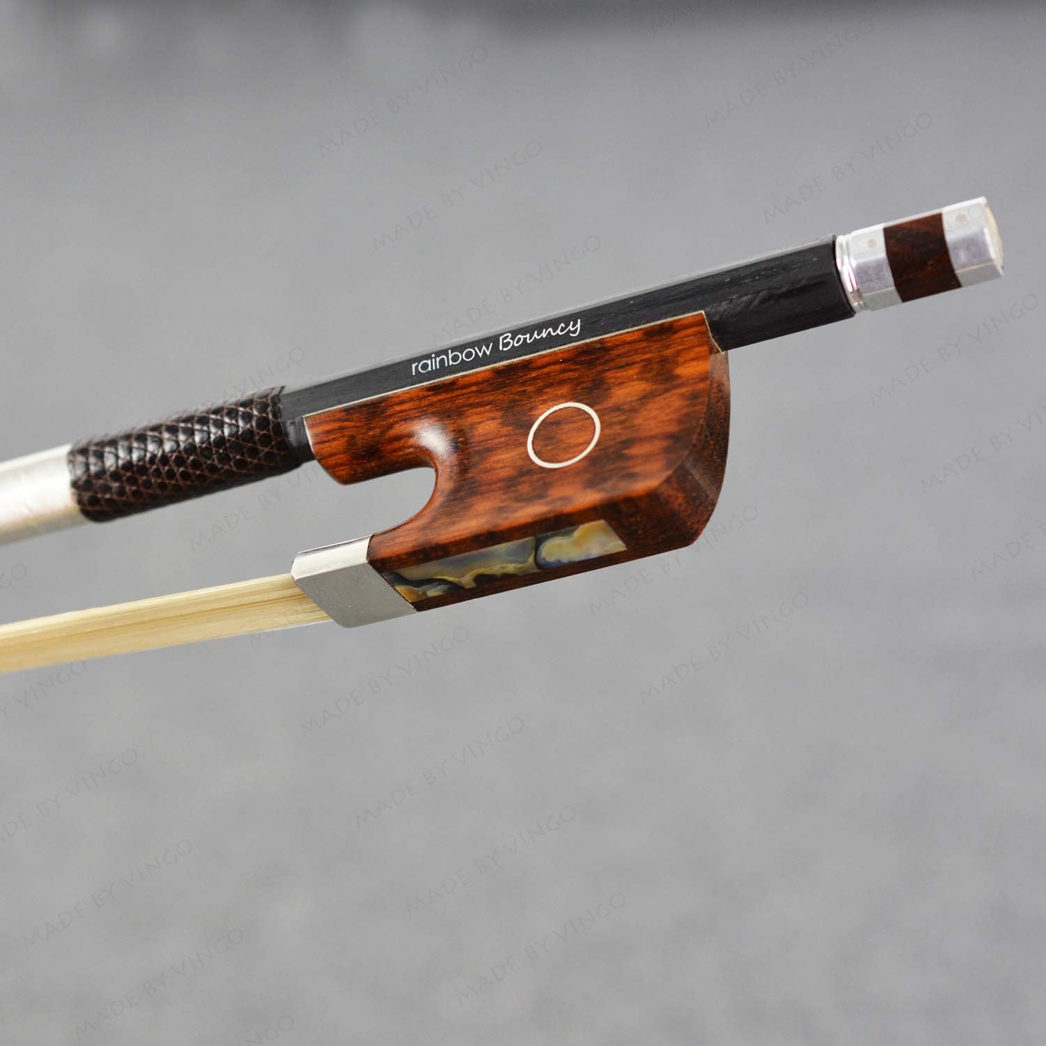 Stunning Pure Carbon Fiber Cello Bow 4/4 Size Rainbow