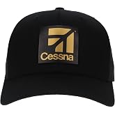 Cessna Modern Logo Heritage Pilot Trucker Hat - Gold