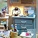 Flever Dollhouse Miniature DIY House Kit Creative Room with Furniture and Cover for Romantic Valentine's Gift (Fresh Sunshine)
