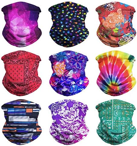 VCZUIUC Headband Face Mask Bandana Head Wrap Scarf Neck Warmer Headwear Balaclava for Sports