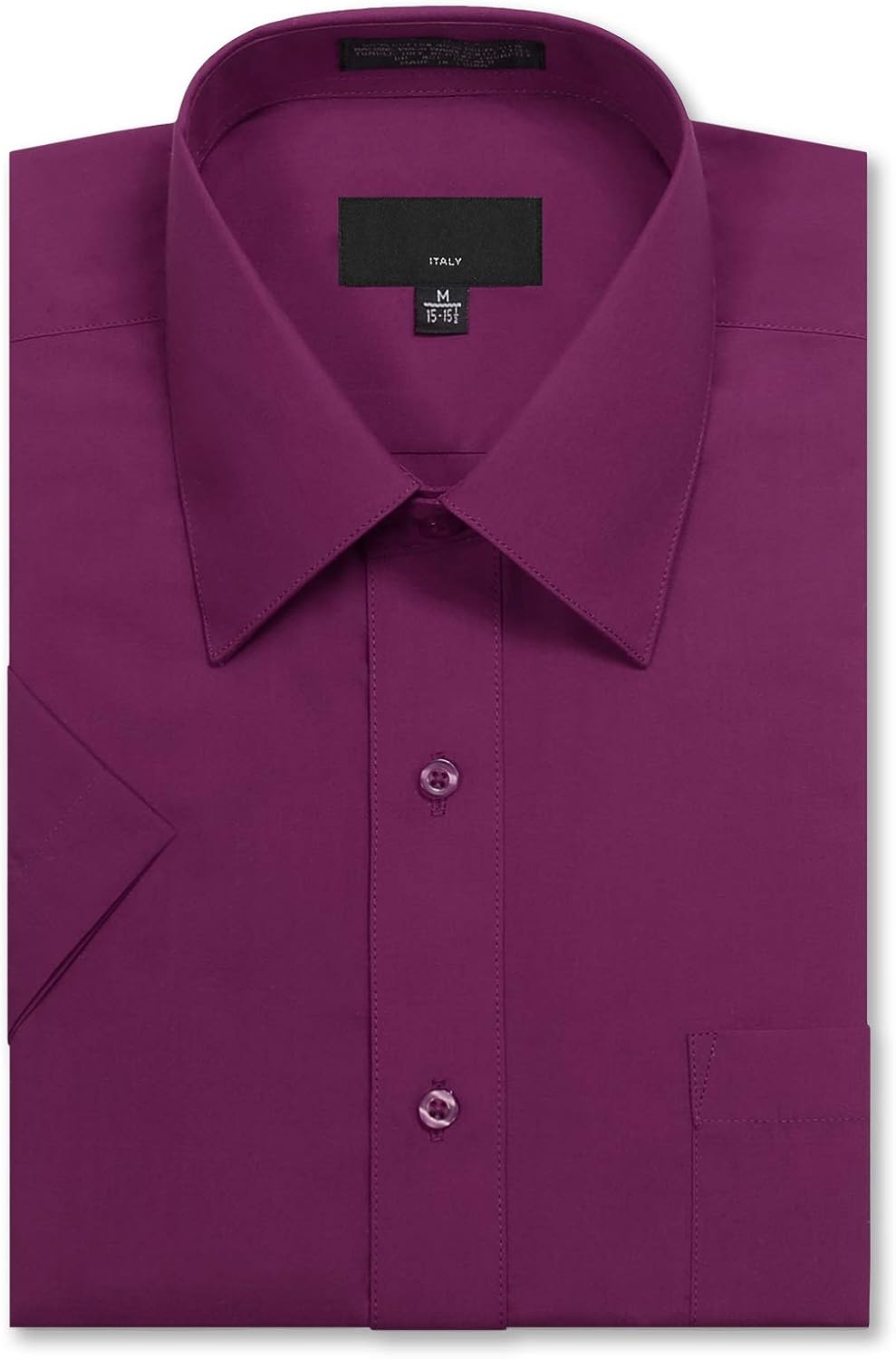 Allsense Men's Regular Fit Short-Sleeve Dress Shirts at  Men’s Clothing store