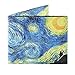 SUPERVEK Starry Night Wallet, Paper Wallet - Vegan, Mighty Thin, Tear & Water-Resistant Slim Wallet for men - Mens Credit Card Holder Small Wallet - Bifold Wallets for Men Women