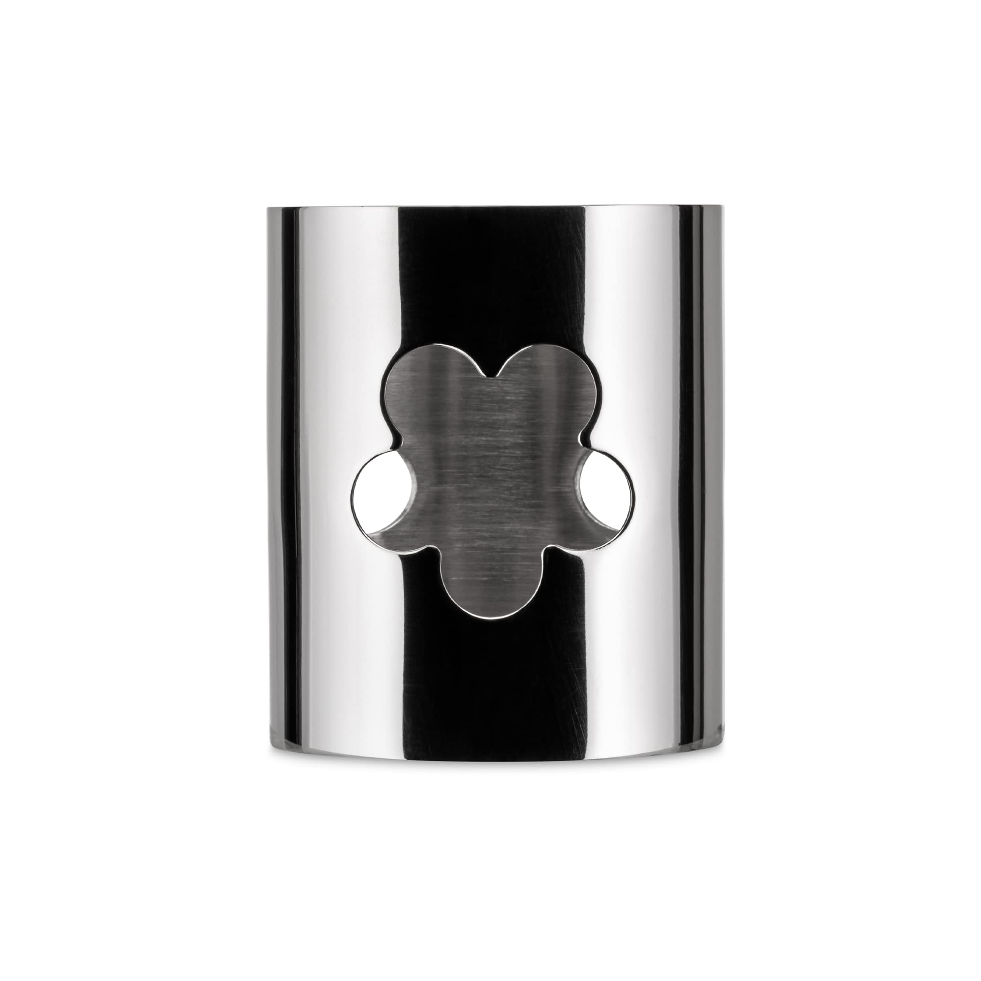 Alessi (AKK10) FGirotondo Napkin Ring, Flower,Silver, 20 x 5.4 x 25.5 cm