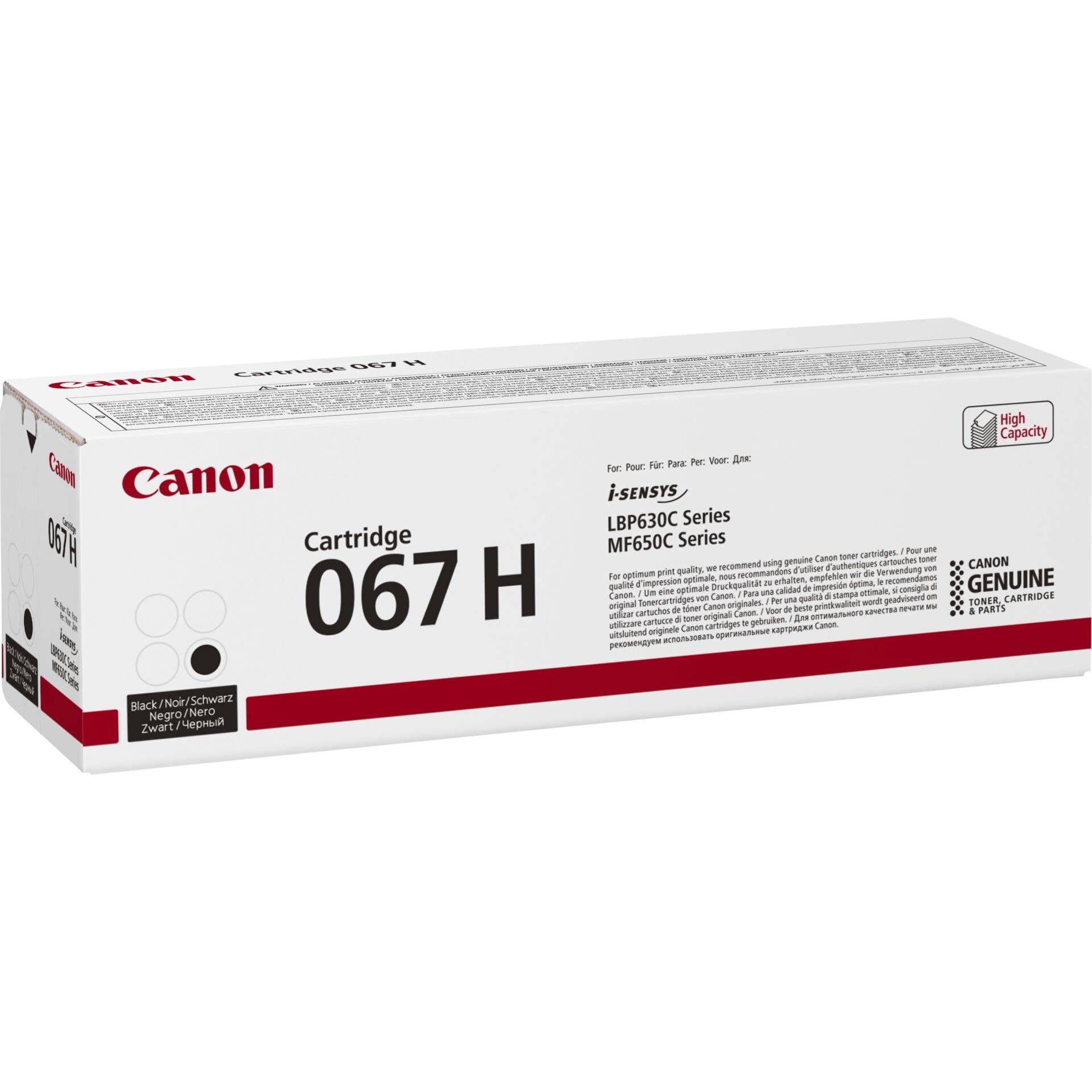 Canon 067H Black Toner Cartridge