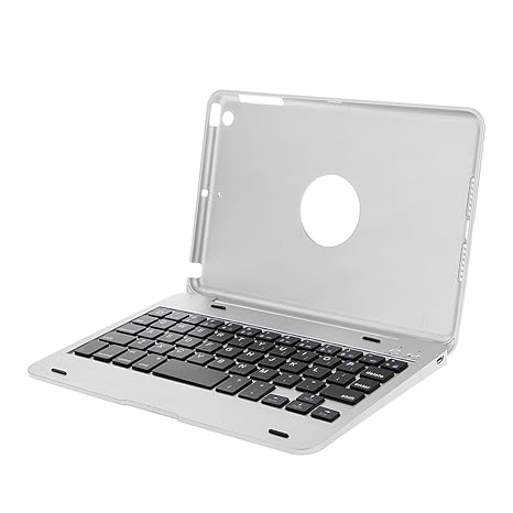 Drahtlose Bluetooth Tastatur Kastenabdeckung Für Ipad Mini 1 2 3- Silber