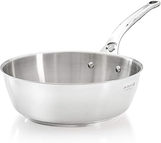 DeBuyer Sauteuse, Edelstahl, Silber, 24 cm