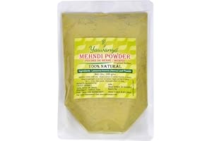 Yauvanya Original Indian Pure and Natural Henna (Mehndi) for Hair - 100 gms | Rajasthani Henna | Natural Hair Color | Vegan |