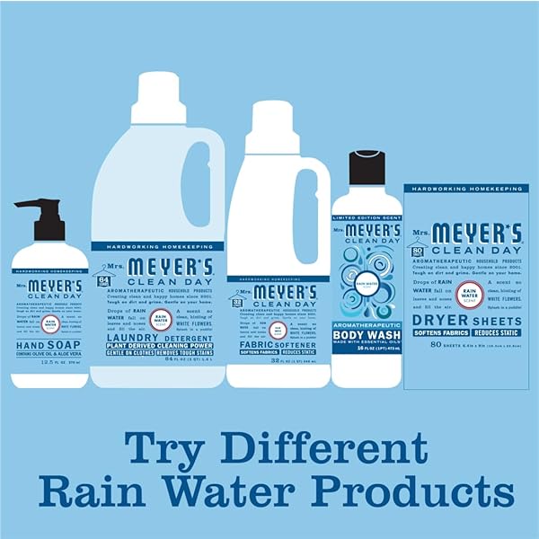 MRS. MEYER’S CLEAN DAY HAND SOAP REFILL, RAIN WATER SCENT, 33 FL OZ BOTTLE