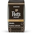 Peet's Coffee, Single Origin Brazil - Medium Roast Ground Coffee - 18 Ounce Bag