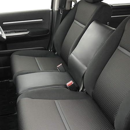 Amazon ベンチシート風コンソールボックス 背もたれ セット Rp系 ステップワゴン 1列目 ガソリン車専用 カラー ブラック ホワイトステッチ 安心の日本製 車種別専用設計 工具不要 車 バイク 車 バイク