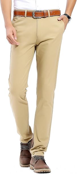 men's 100 cotton khaki pants