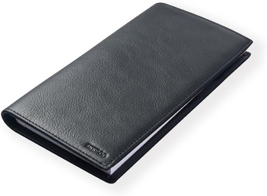 Checkbook Cover with Divider for Men/Women,Made by Italy Leather