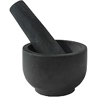 Kaizen Casa stone Mortar and Pestle, for Grind Spices, Powder Pesto, Mash Herbs, Crush Pills, Regular Size (3.75"X2.75…