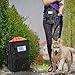Treat Pouch Dog Training Bag - Markline Adjustable Waist Belt Clip Collapsible Dog Bowl Training Clicker Poop Bag Dispenser Carry Toys Treats Kibble Phone Black