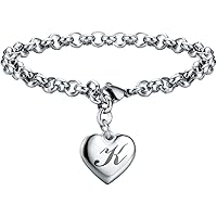 Amazon.com: KGBNCIE 10th Birthday Gifts Bracelet Heart Charm