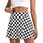 VOTUGUBY Women's Tennis Skirt Pleated Athletic Skirt with Shorts Pocket High Waisted Golf Skort for Workout Pickleball