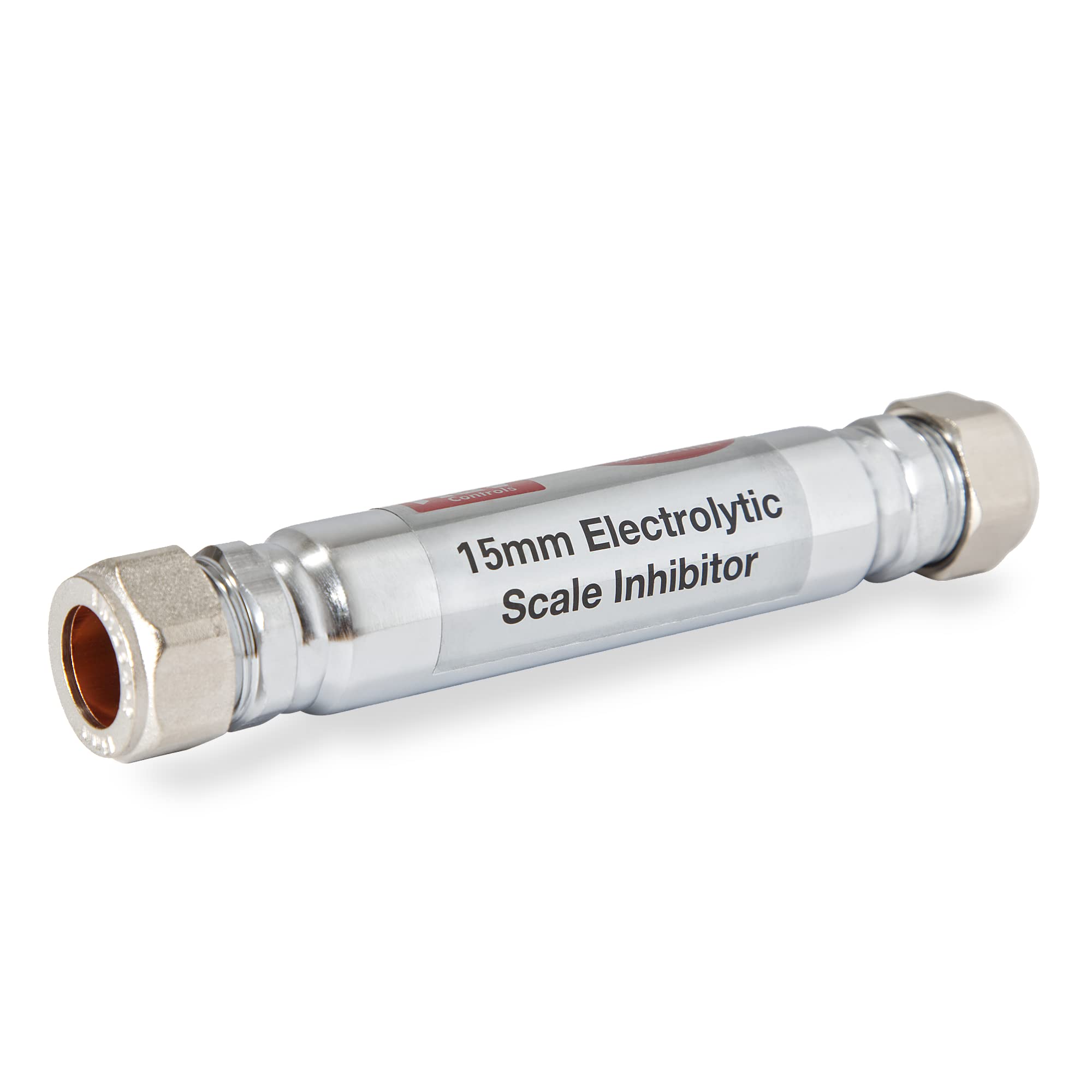 15mm Scale Inhibitor for Central Heating Boiler or Whole Home Inline Electrolytic Limescale Reducer WRAS Approved 10 Year Guarentee 15mm Compression Fitting
