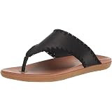 The Sak Shana Women's Thong Sandal in Crochet, Seashore Stripe With