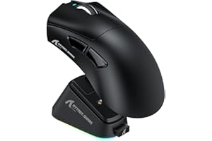 ATTACK SHARK V3PRO Wireless Esports Gaming Mouse with Magnetic Charging Dock:62g Lightweight-1K Polling-25K DPI-PAW3311 Senso