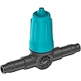 Gardena Micro-Drip-System Adjustable Inline Drip Head 0 to 15 l/h: Drip Head for Irrigation Systems, for Plants with Different Water Requirements, Simple Connection Technology (13315-20)