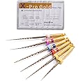 SNAWOP Dentel Endo Files X-Pro Gold Taper Controlled Memory Niti Rotary Engine Files for Endodontic Root Canal Treatmet (Assorted 21MM)