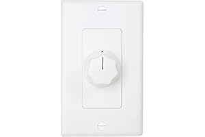 AtlasIED Deluxe Decora Plate Mounted 10W Attenuator, 3dB Steps