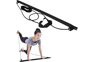 KRYSLANIX Pilates Bar Kit with Resistance Bands,Multifunctional Pilatess Bar,Stretched Fusions Toning Bar,Pilates Sculpt Bar,Home Gym Equipment for Women & Men Home Gym Pilates Yoga