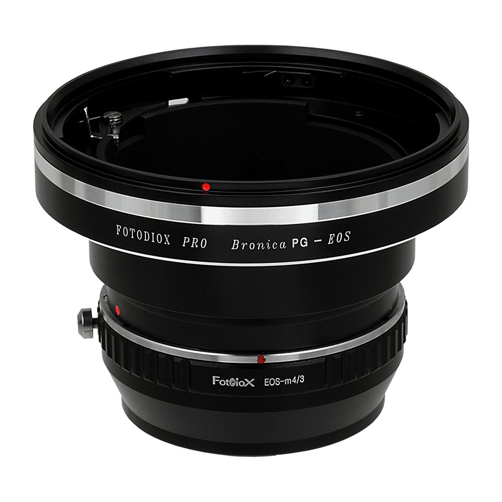 Fotodiox Pro Lens Mount Adapters, Bronica GS-1 (PG) Mount Lenses to to MFT (Micro-4/3, M4/3) Mount Mirrorless Camera (such as OM-D E-M10, Lumix GH4, and BMPCC)