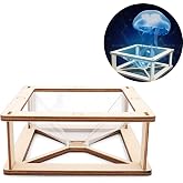 MEELYHOME 3D Hologram Projector Pyramid Mobile Smartphone Hologram 3D Display Stands Projector Any Smartphone Display Connects To Phone