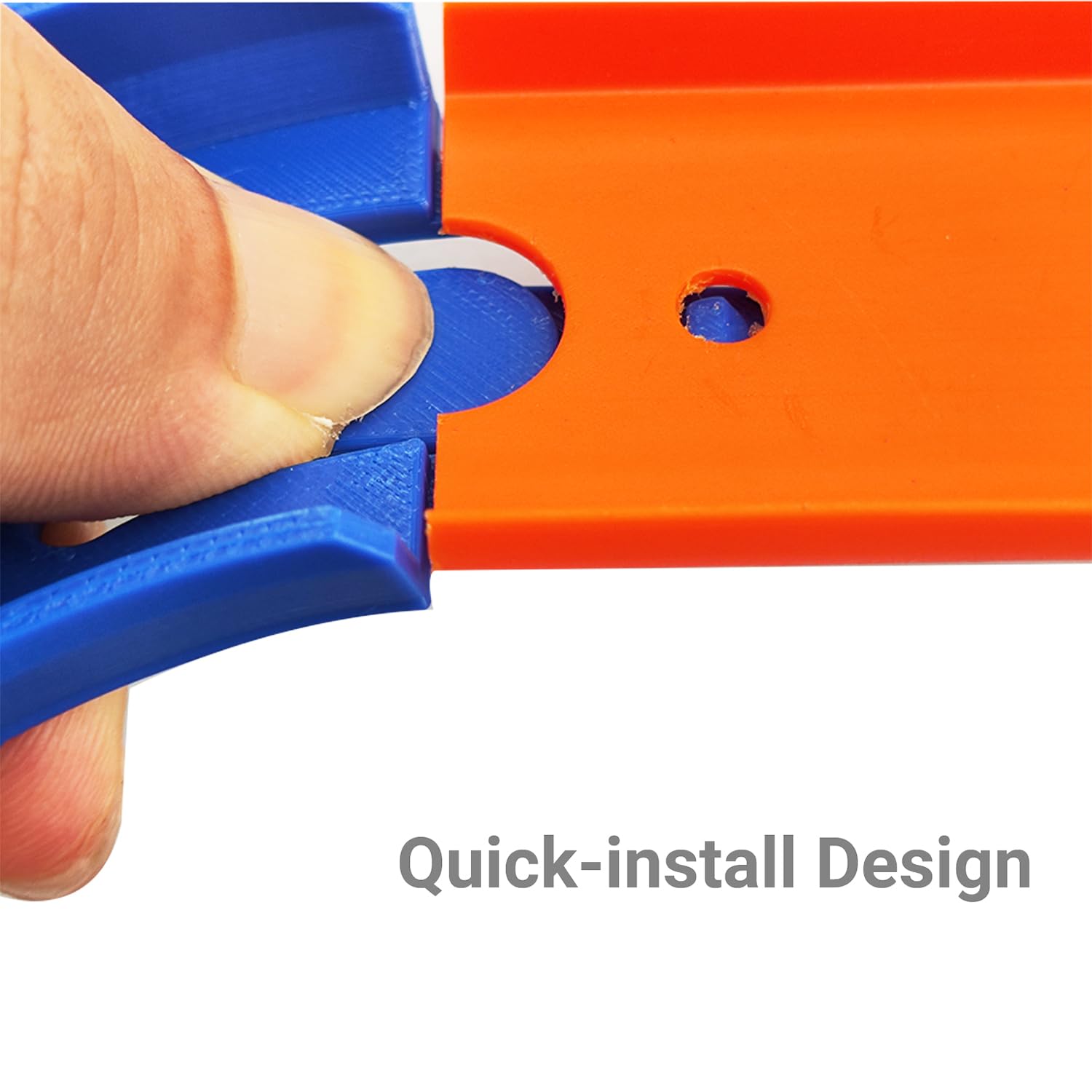Racetrack Connectors Compatible with Hot Wheels,Hotwheels Track Builder,Booster,Curved Track Pieces,Parallel Shape 1 Packs
