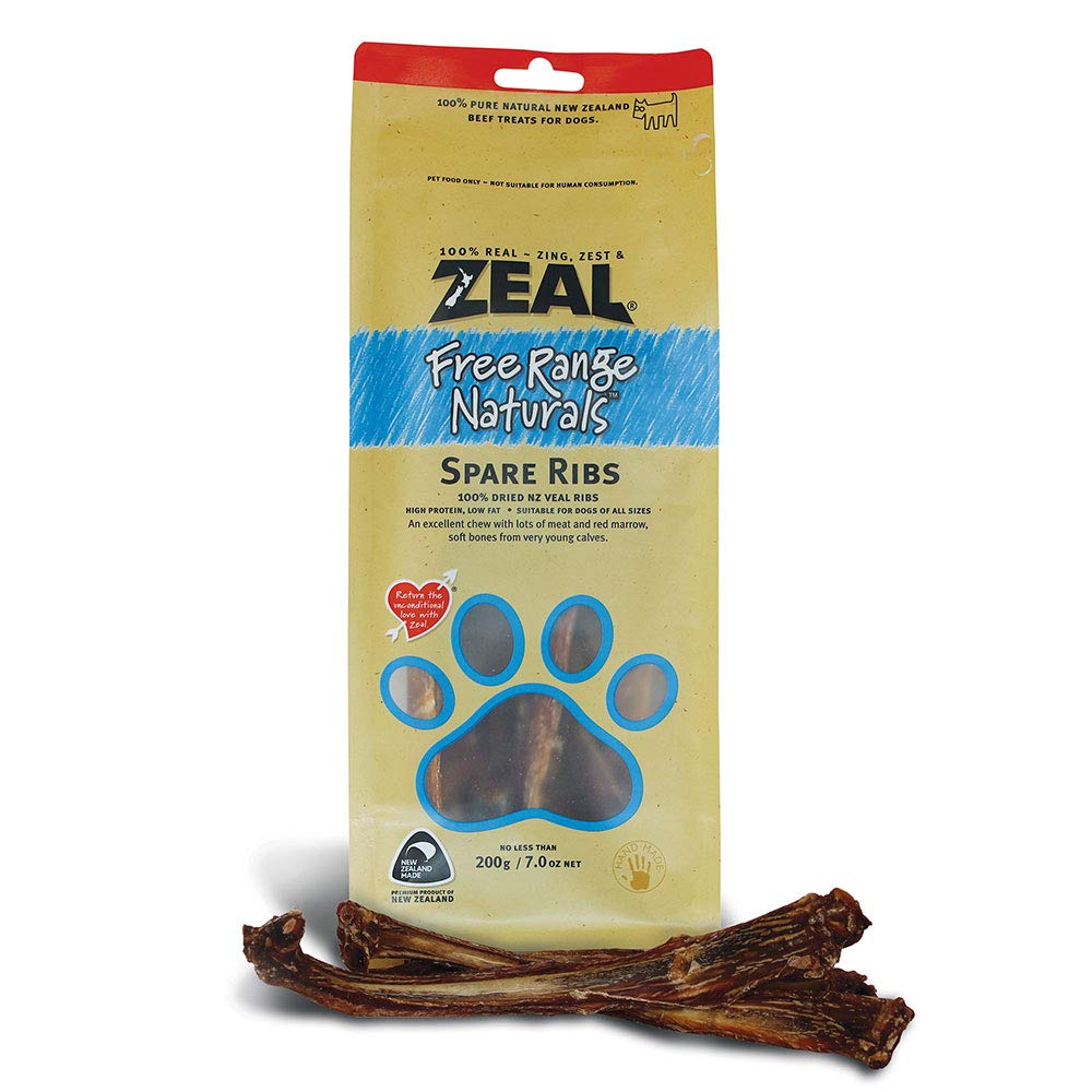 Kiwi Pet Foods Calf Spare Ribs Zeal All Natural Dog Treats, 200Gm Buy