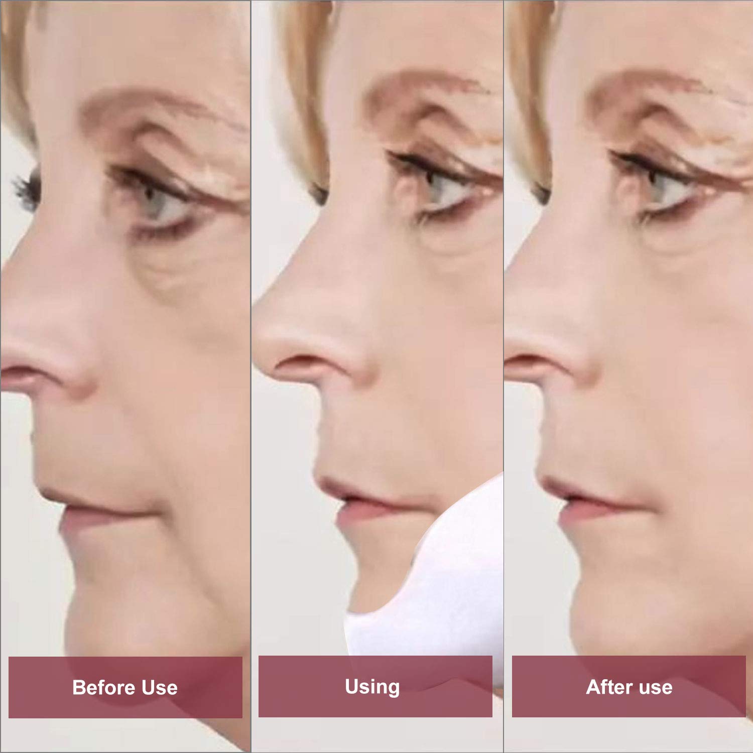 V Line Mask,Double Chin Reducer Chin Mask(7Pcs), V Shaped Face Lifting Chin Up Contour Tightening Firming Moisturizing Сollagen Chin Mask