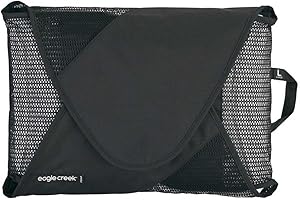 Eagle Creek Pack-It Reveal Garment Folder - Perfect Garment Bags for Travel with Wrinkle-Free Folding Board and Compression Wings to Maximize Luggage Space, Large - Black