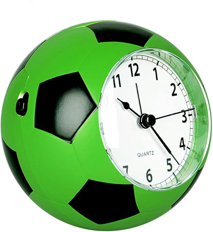 A_Feel vintage Creative football alarm clock simple modern mute cartoon