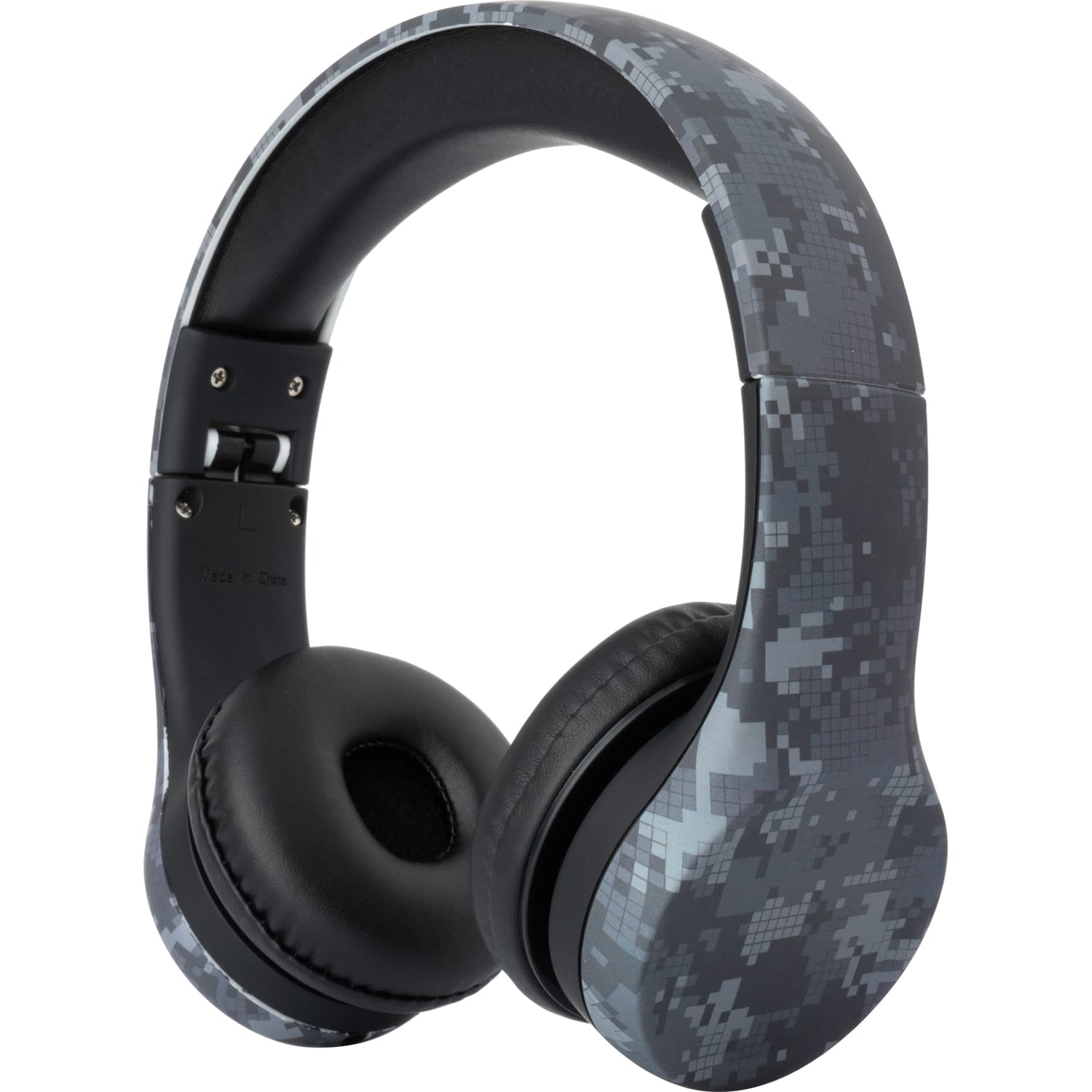 Snug Play+ Kids Headphones with Volume Limiting for Toddlers (Boys/Girls) - Black Digi Camo โ image 1
