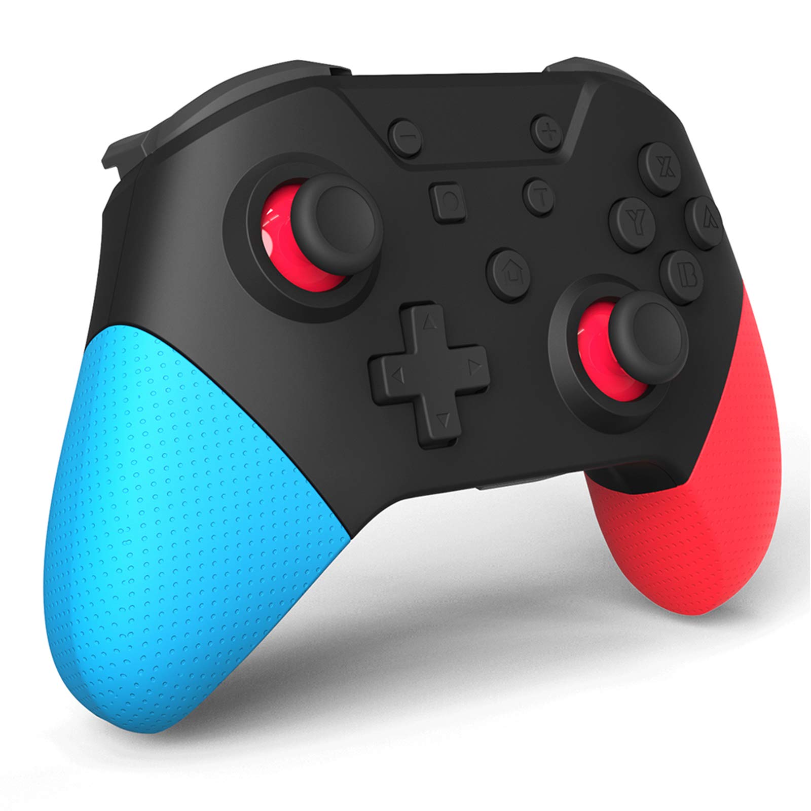 [2021 Newest Version] SHINEZONE Wireless Pro Controller for Switch/Switch lite, with Wake Up, NFC, Turbo, Gyro Axis, Dual Shock (Blue&Red)