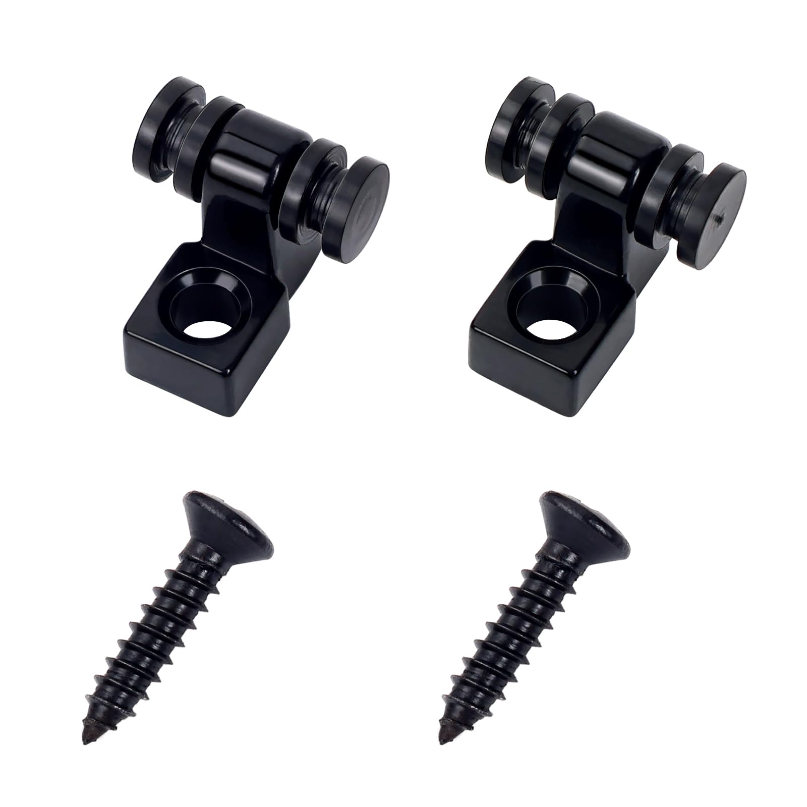 Banworks Guitar Roller String Tree Roller String Guides Retainer for Tele Telecaster Strat Stratocaster ST Electric Guitar Pack of 2 JT/YXK-01 Black