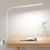 Lepro Desk Lamp Clip on 460lm Eye Caring USB Powered 3 Modes 10 Dimmable