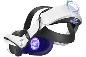Hurra Battery Head Strap Compatible with Meta Quest 3, 10000mAh Fast Charging Battery Pack Headstrap Extend Playtime, Adjustable Elite Strap Replacement Accessories Compatible with Oculus Quest 3