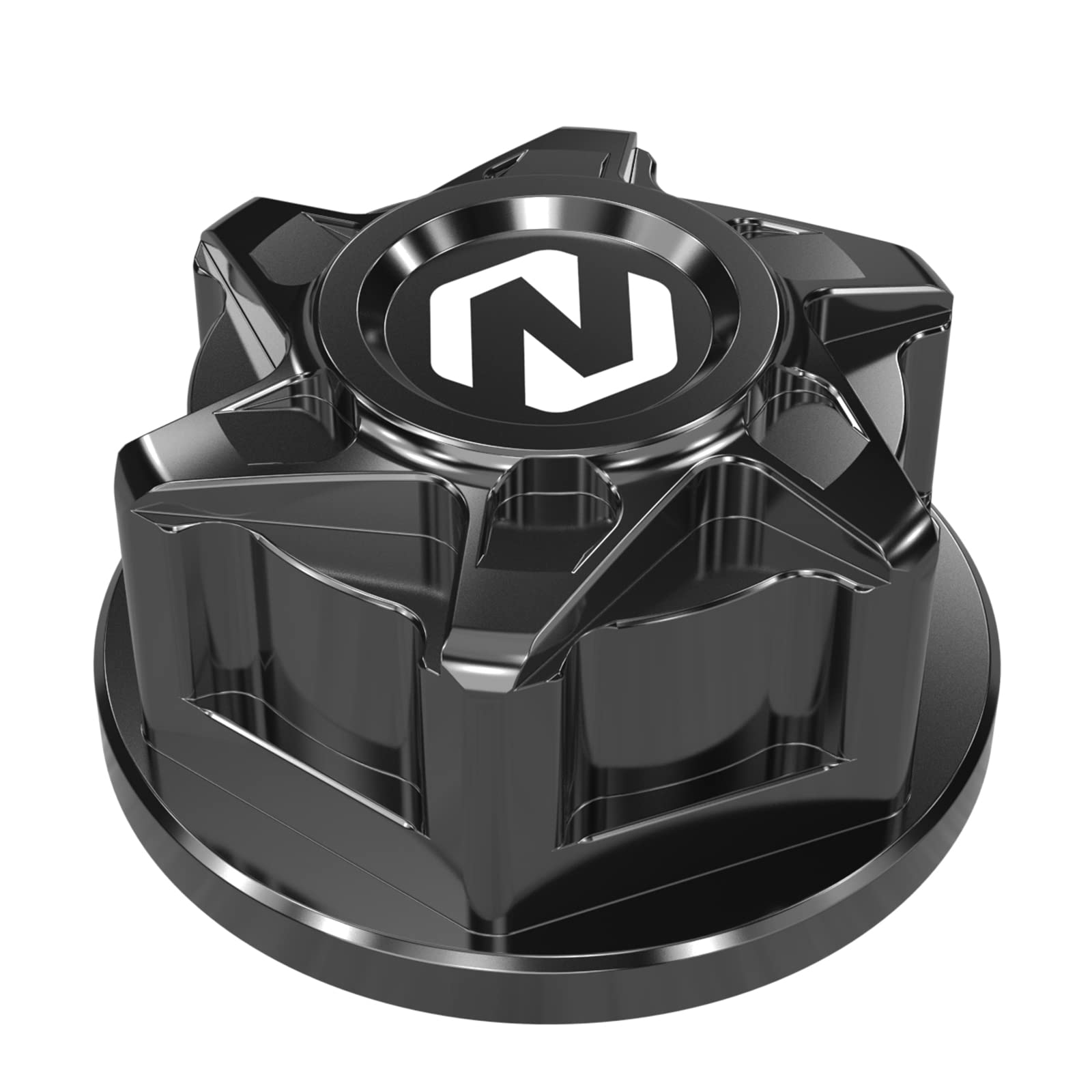 NICECNC Black Steering Stem Nut Compatible with Yamaha Tenere 700/XTZ700 2019-2024,Tenere 700 Rally Edition 2020-2024,MT-09 2018-2020,YZF R7 2022-2023,FZ09 2014-2017,See Fitment