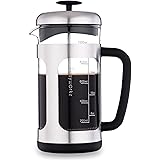 Easyworkz Stainless Steel French Press 34 oz Coffee Tea Maker with Soft Grip Handle