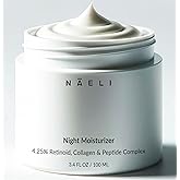 Retinoid Cream - 4.25% Retinol Night Moisturizer for Face & Neck with Collagen, Peptides & Hyaluronic Acid - Anti Aging Wrinkle Cream, Improves Skin Tone & Texture, 3.4 oz