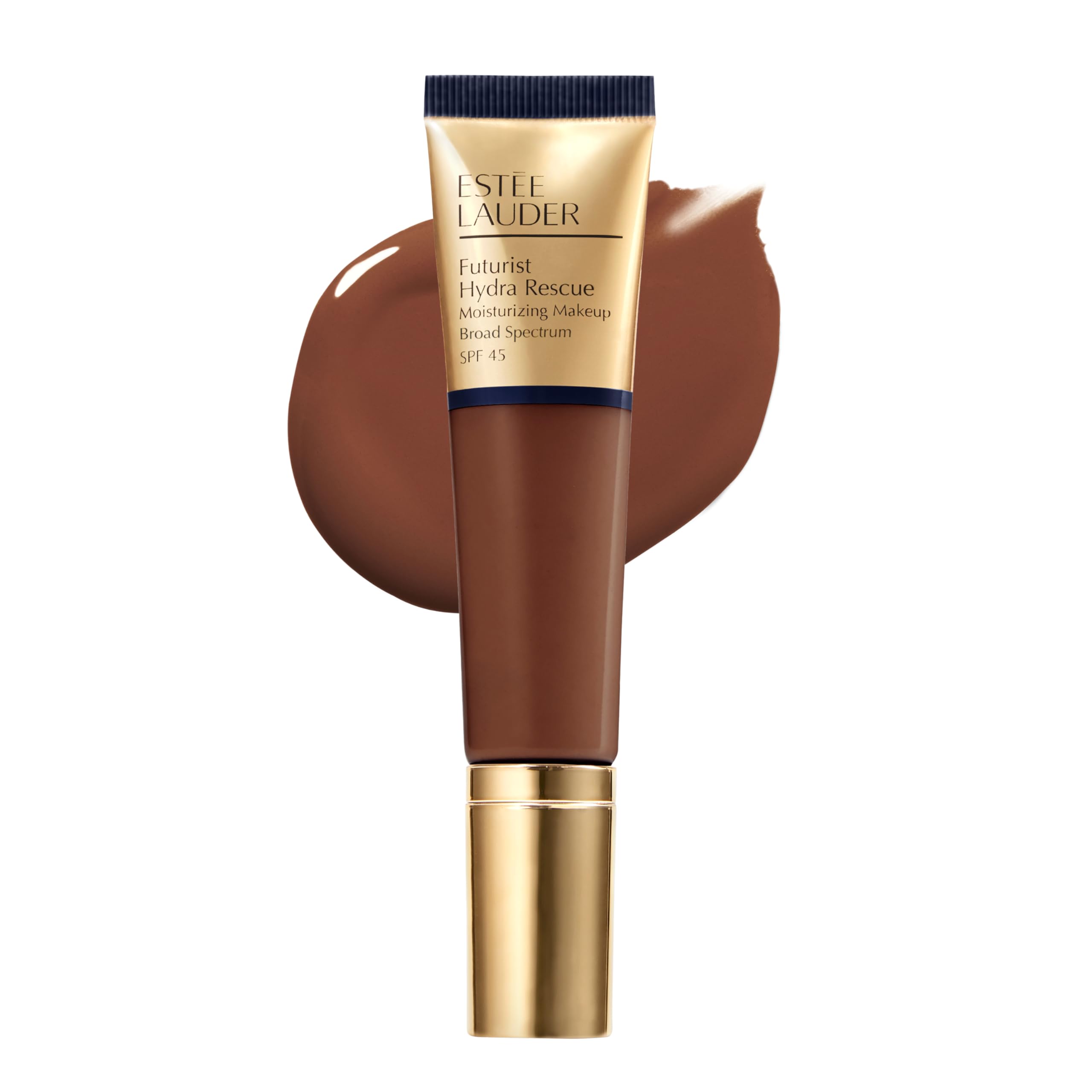 Estée Lauder Futurist Hydra Rescue Moisturizing Foundation Makeup SPF 45 for a 12-Hour Glow, 1.2 Fl Oz, 7W2 Rich Spice Image