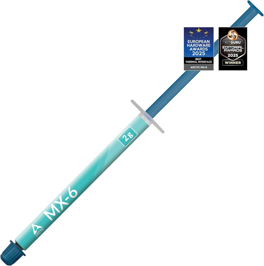 ARCTIC MX-6 2 g Thermal Paste - High Thermal Conductivity, Non-Conductive