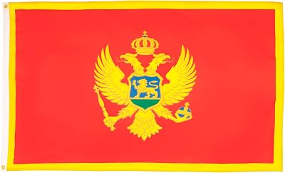 AZ FLAG Montenegro Flag 2x3 ft 100D Polyester with 2 Brass Grommets