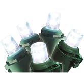 Brite Star 150 Lt Micro Mini Morphing LED Lights, Pure White, Green Wire
