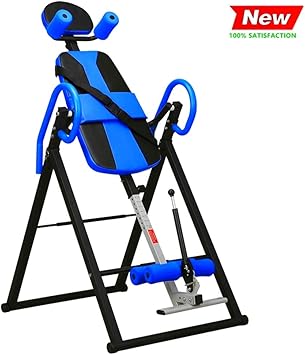 Norcia Folding Teeter Inversion Table, Adjustable Heavy Duty Back Stretcher Chair with Lumbar Cushion, Relieve Back Pain/Reduce Muscle Tension-for Fitness Exercise Adjust Your Body