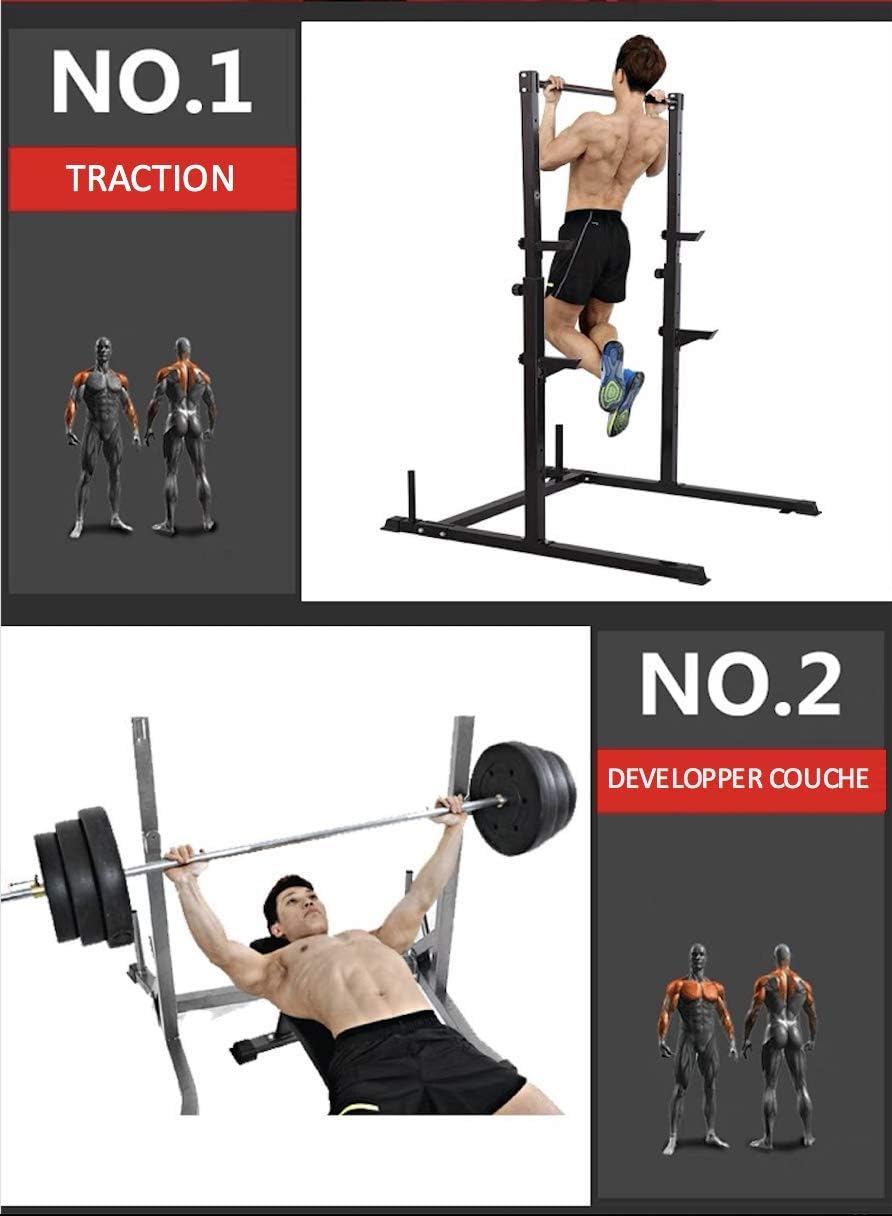 Pull up Fitness - Multiestación, Negra: Amazon.es: Deportes y aire ...